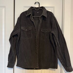 Brand New Uniqlo Men’s Corduroy Black Jacket